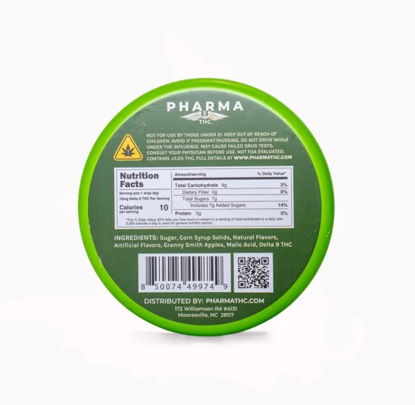 PharmaTHC Delta 9 Zen Drops – Green Apple