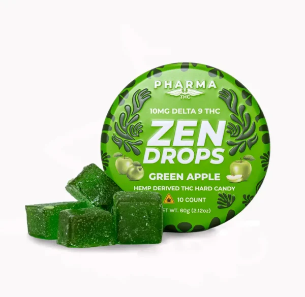 PharmaTHC Delta 9 Zen Drops – Green Apple