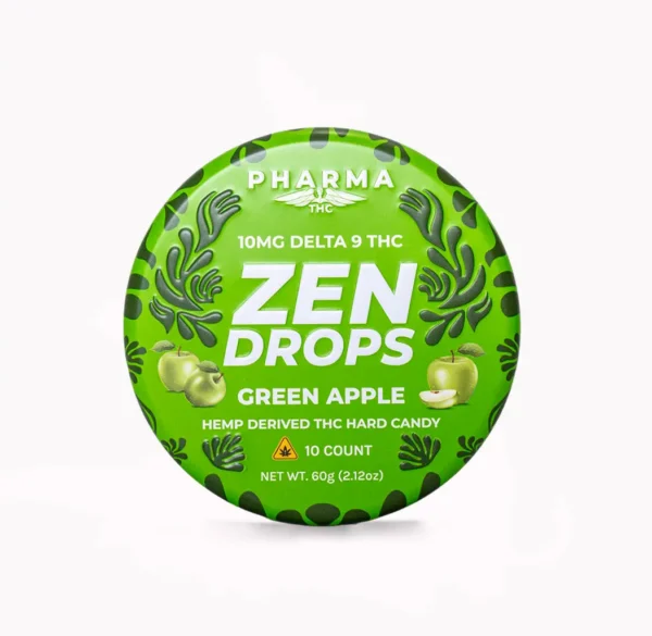 PharmaTHC Delta 9 Zen Drops – Green Apple