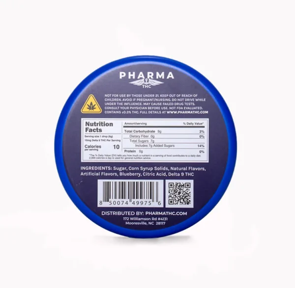 PharmaTHC Delta 9 Zen Drops – Sour Blueberry