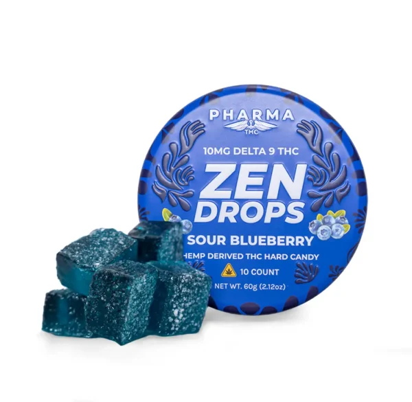 PharmaTHC Delta 9 Zen Drops – Sour Blueberry