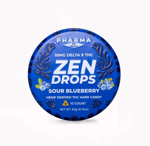 PharmaTHC Delta 9 Zen Drops – Sour Blueberry