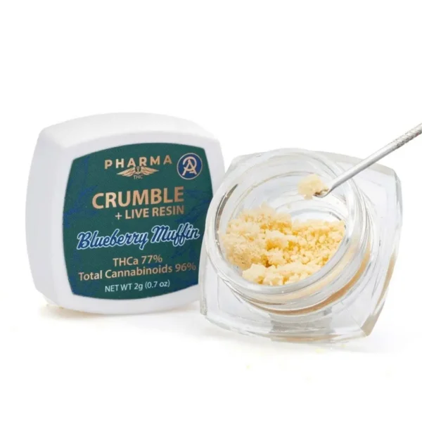 PharmaTHC-THCa-Crumble-Blueberry-Muffin-2-grams-combo-scaled-1.webp PharmaTHC THCa Live Resin Crumble – Blueberry Muffin (2 grams)