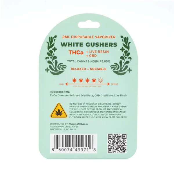 PharmaTHC-THCa-Diamond-Infused-and-Live-Resin-Halo-Spark-Disposable-Vape-White-Gushers-box-back.webp PharmaTHC THCa Diamond Infused and Live Resin Halo Spark Disposable Vape – White Gushers