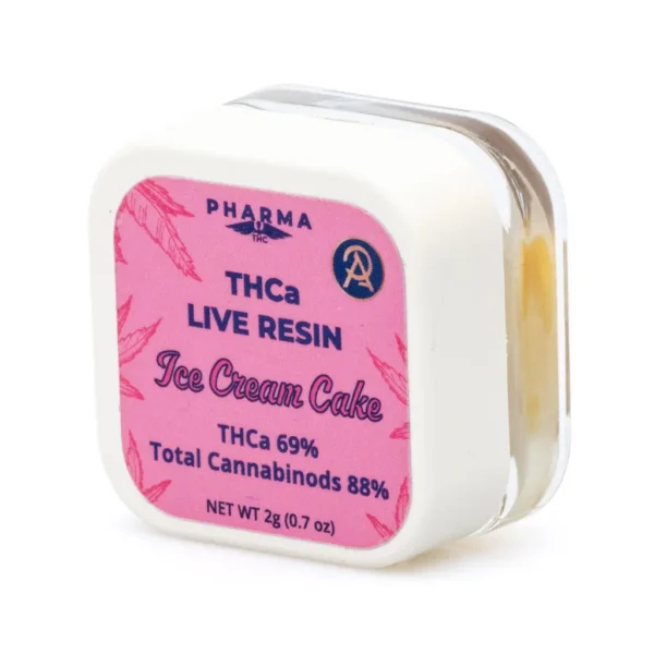 PharmaTHC THCa Live Resin Concentrate – Ice Cream Cake