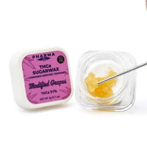 PharmaTHC THCa Sugar Wax – Modified Grapes