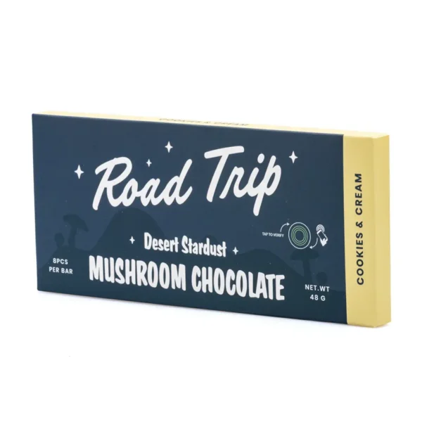 Road Trip Desert Stardust Mushroom Chocolate Bar – Cookies & Cream