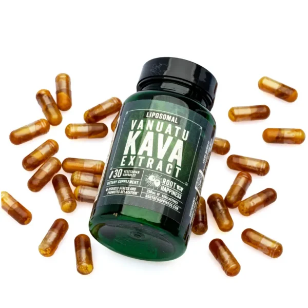 Root of Happiness Premium Kava Root Extract Capsules – Liposomal Vanuatu