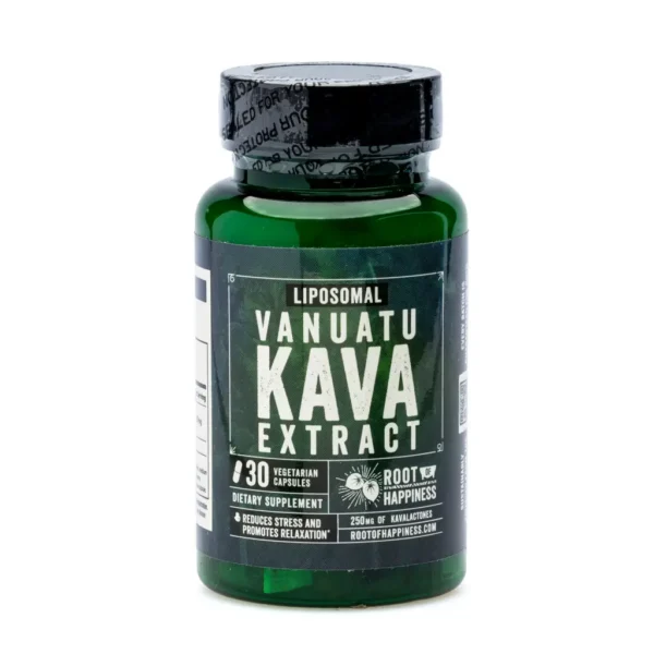 Root of Happiness Premium Kava Root Extract Capsules – Liposomal Vanuatu