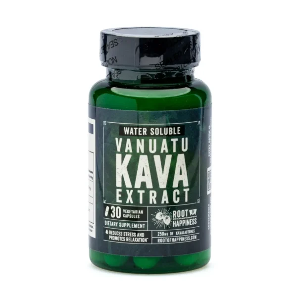 Root of Happiness Premium Kava Root Extract Capsules – Water Soluble Vanuatu