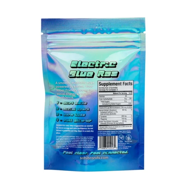 SOHI Kanna Gummies – Electric Blue Razz
