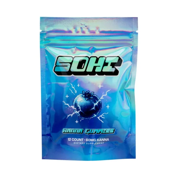 SOHI Kanna Gummies – Electric Blue Razz