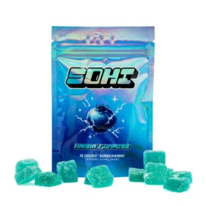 SOHI Kanna Gummies – Electric Blue Razz