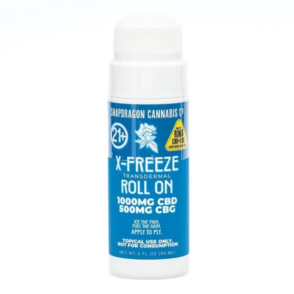Snapdragon Pain Relief X-Freeze Roll On (1500 mg CBD)