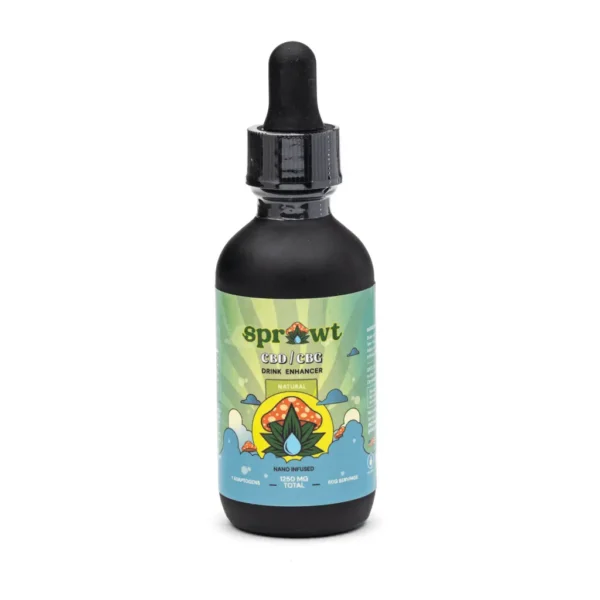 Sprowt CBD CBG Drink Enhancer – Natural