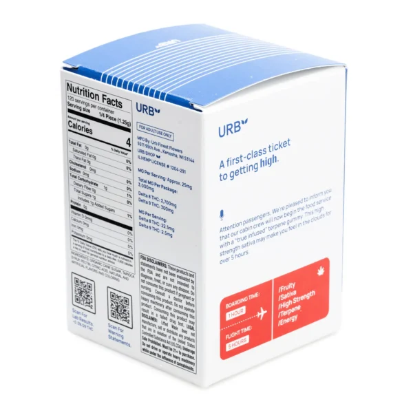 Urb Delta 8 THC and Delta 9 THC Cloud 9 Skybites – Fruity Cereal (90 mg Delta 8 THC + 10 mg Delta 9 THC Total)