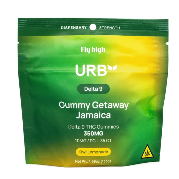 Urb Delta 9 THC Gummies – Kiwi Lemonade (350 mg Total Delta 9 THC)