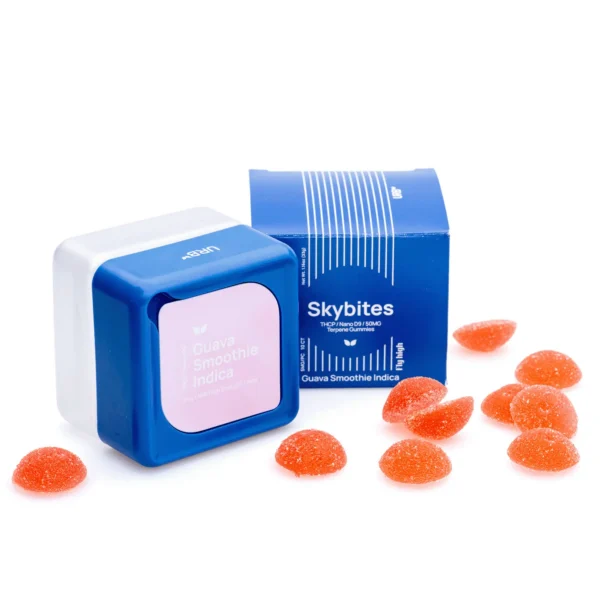 Urb THCP / Delta 9 Mile High Skybites – Guava Smoothie (25 mg THCP + 25 mg Delta 9 THC Total)