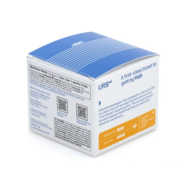 Urb THCP / Delta 9 Mile High Skybites – Strawberry Lemon (25 mg THCP + 25 mg Delta 9 THC Total)