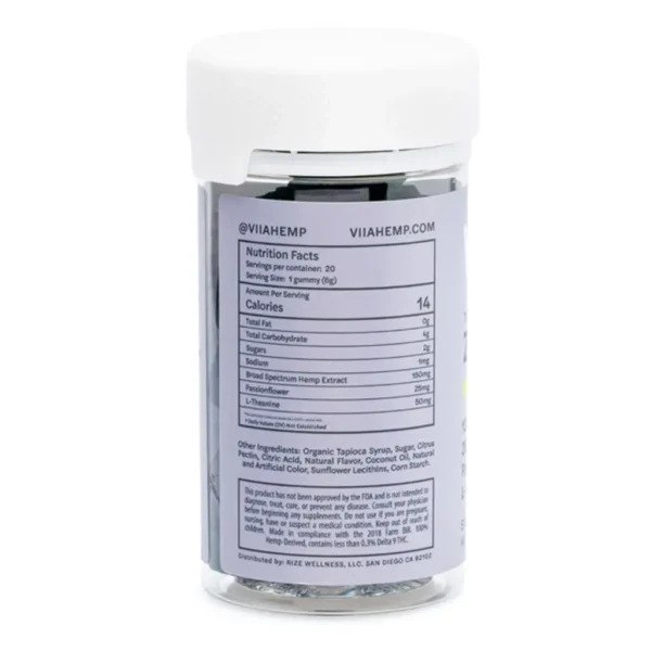 VIIA CBD and CBN Zen Sleep Gummies – THC Free