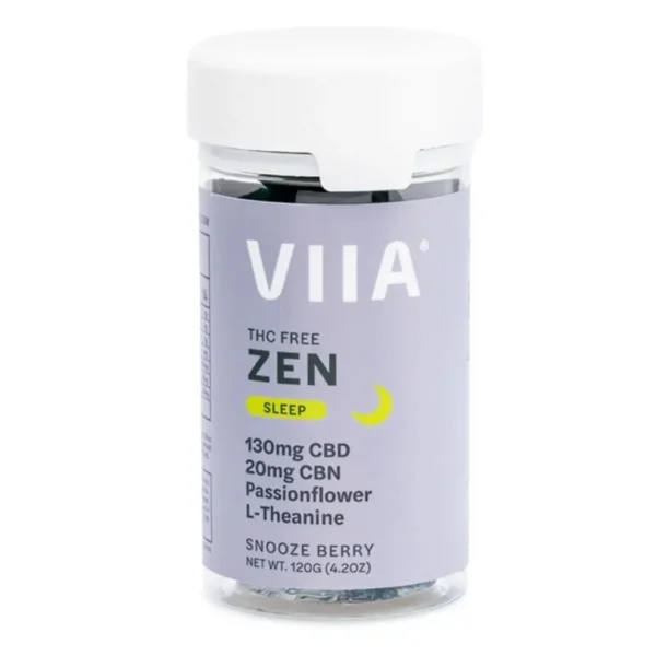 VIIA CBD and CBN Zen Sleep Gummies – THC Free