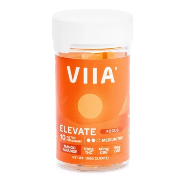 VIIA Delta 9 / CBD / CBG Elevate Focus Gummies – 10 mg THC