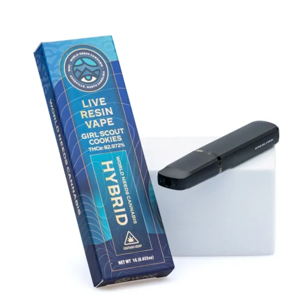 WNC 1 gram THCa Live Resin Disposable – Girl Scout Cookies (I)
