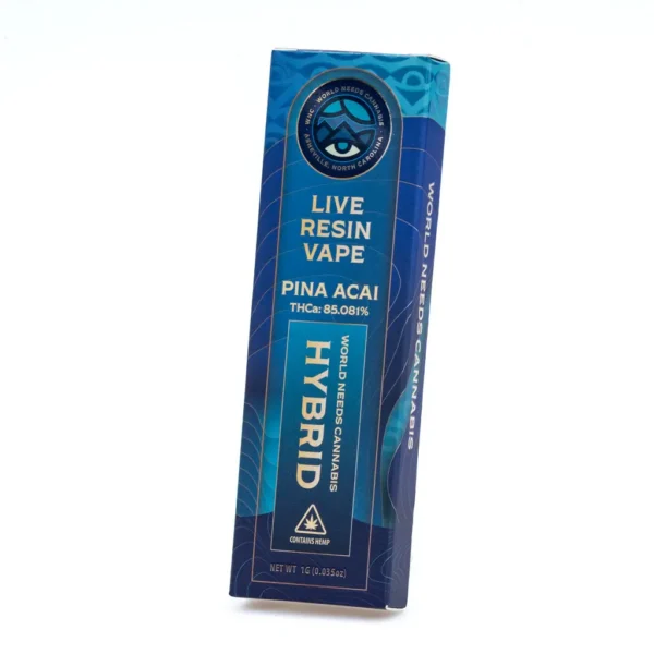 WNC 1 gram THCa Live Resin Disposable – Pina Acai