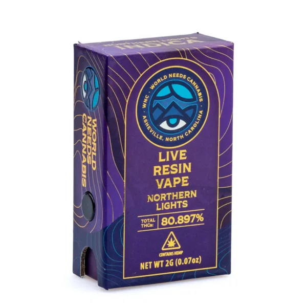 WNC 2 gram THCa Live Resin Disposable – Northern Lights