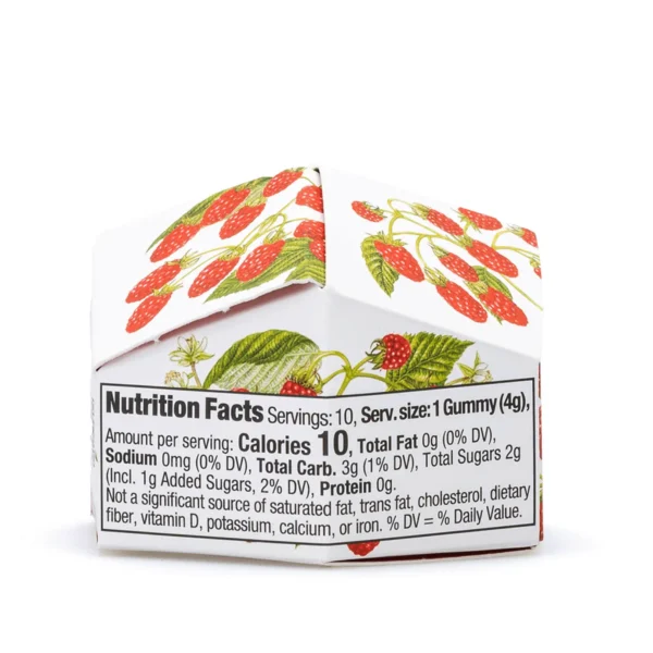 Wyld Delta 9 THC Active Sativa Gummies – Raspberry – 10 Count (100 mg Delta 9 THC Total)