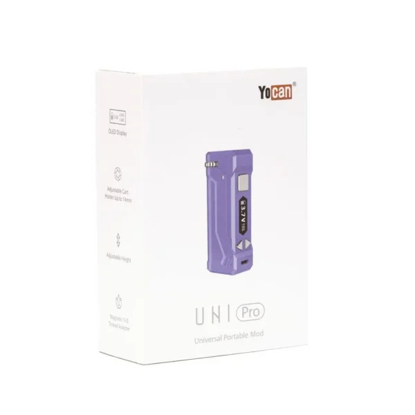 Yocan UNI Pro Universal Portable Box Mod Battery – Purple