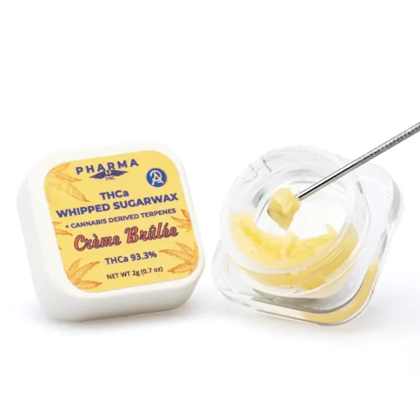 PharmaTHC THCa Whipped Sugarwax – Creme Brule